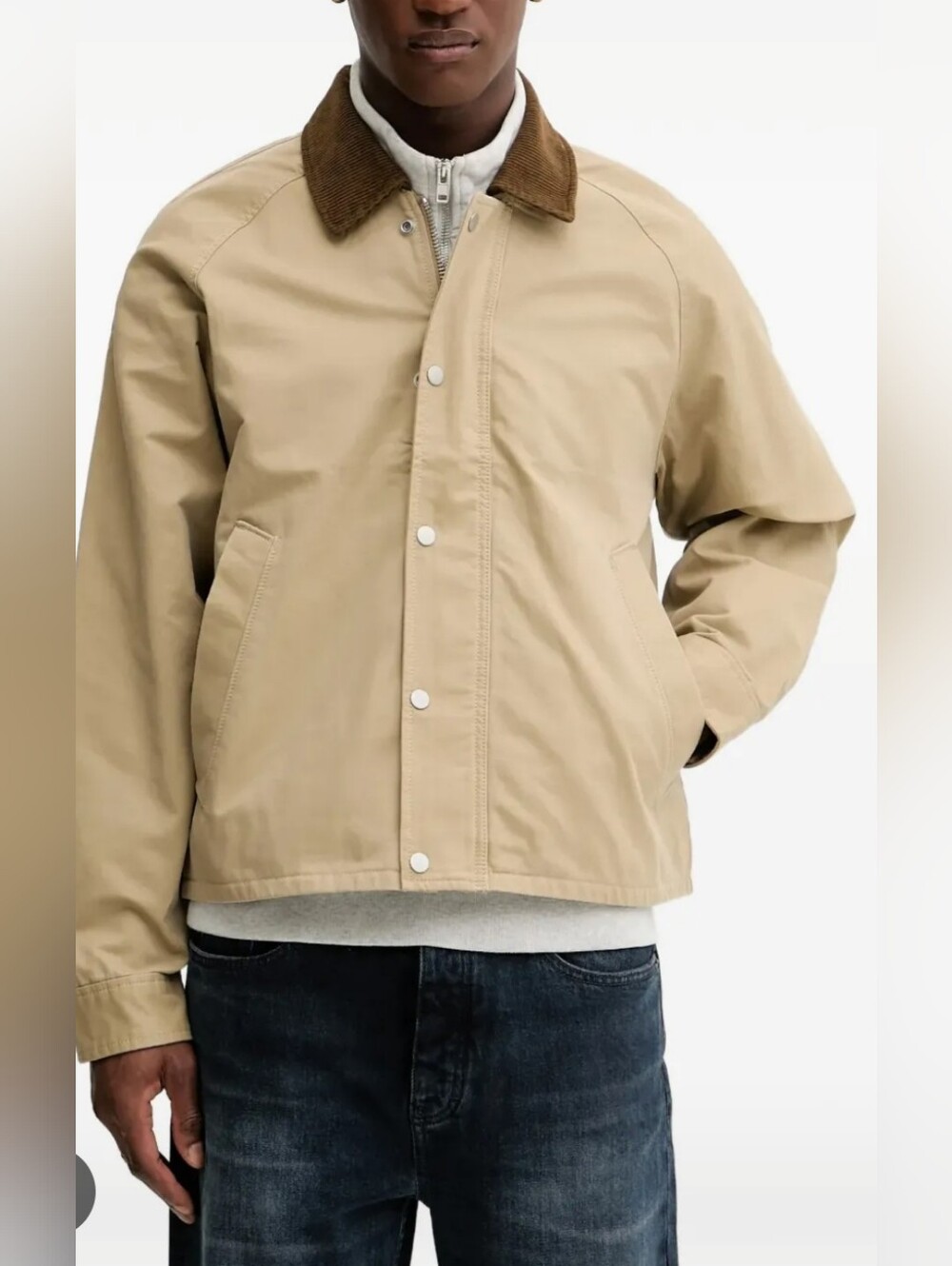 NWT Abercrombie & Fitchcorduroy Collar Barn Jacket